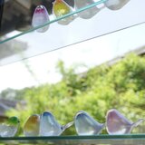 ガラスのとりちゃんピンク　はしおきの画像