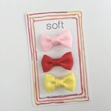 ミニヘアクリップ「げんきカラーのセット」