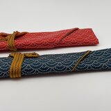 青海柄　箸袋（青）