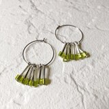 Green and Sliver pierce