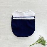 犬服 ネイビー マリンセーラーニット服