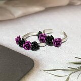 薔薇のイヤーカフ