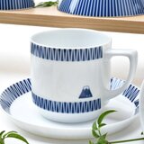 富士山モチーフ　マグカップ　紺の画像