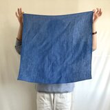 リネンの大きいハンカチ