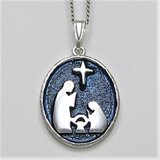 オリジナルクロス　信仰の詩（うた）　キリスト生誕のメダイ　fｃ67　ロングセラーです