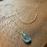 アクアマリン　ネックレス