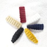 大きめサイズのコーデュロイのパッチンピン