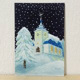 (080)White Christmas 同柄２枚SETの画像