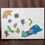 ランドセルから飛び出た虫たち