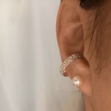 【再販・2way 】Utoka ☆ silver  星明かり  イヤーカフ c