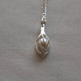 ひと粒パールのネックレス