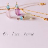 14kgf*香水瓶風♪ネックレスチャーム（ローズクォーツ）