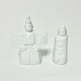 白磁の雛人形セット