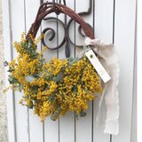 ユーカリとミモザのナチュラルハーフリース　定形外送料込み