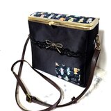 BOX型がま口スクエアショルダー(ジョリーフルール)