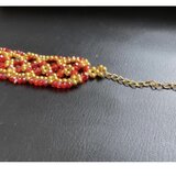 f218  ビーズ豪華ブレスレット