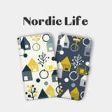 北欧ライフな手帳型スマホケース