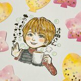 大切な方への贈り物に似顔絵ギフトの画像