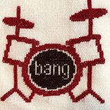 クロスステッチX無印良品ふきん(ドラム)