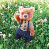 カラフルモヘアのテディベア