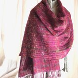 手織りストール