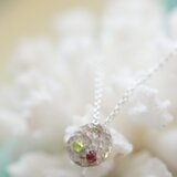 シルバー×天然石ネックレス　coudre#1