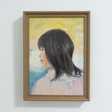 ☆オープン記念・定価の30%OFF☆ 注文絵画　デジタル画 "Sakura"　ポートレート