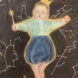 ☆オープン記念・定価の30%OFF☆ 注文絵画　パステル画 "Wata"　ポートレート/2人用