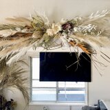 140cm！特大　パンパスグラス 壁掛け　ドライフラワーのスワッグ　wall decoration boho style