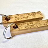 紋竹（もんちく）のキーホルダー