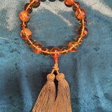 琥珀数珠　アンバー　略式