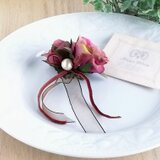 ティーローズ◇プチコサージュ ☆＊：アンティークピンク Tea rose ◇Petit corsage ☆の画像