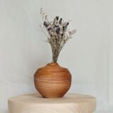 ドライフラワーのための花器 〜ケヤキ〜