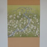 モダン掛け軸　「梅花」　(2)の画像