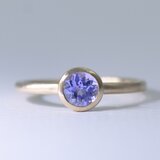 【オンラインサイトにて販売済み】Tanzanite_0.60ct K18PG Ring 【Ponte/ポンテ】