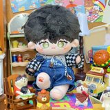 饞饞 無属性 ぬいぐるみ 20cm 着せ替えぬいぐるみ ブルネットレモンイエローの目男の子 着せ替え人形 綿人形 コットンドールの画像