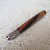 黒柿　鉛筆補助軸　補助具　エクステンダー　パワーグリップ　鉛筆キャップ　ガラスコーティング仕上げ