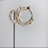 フルールフープピアス