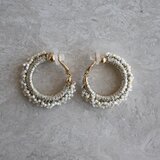 フルールフープイヤリング