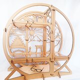 日本の風景LEDライト付ディスプレイラックー【ビーズアーティストlovely かおりさん監修】