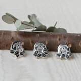 ナマケモノ/ Silverピンバッジ 3点Set