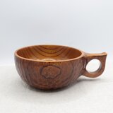 拭き漆のスープカップ【送料無料】の画像