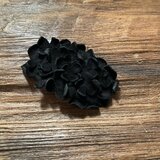 革花のスリーピン 楕円 ブラック