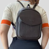 ミニリュック レディース ハンドメイド バッグ レザー 防水 かわいい プレゼント