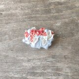 布プリーツブローチ plif goadfl