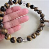 男性用　念珠（数珠）タイガーアイ12mm