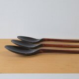 H1 ひのきスプーン（本漆仕上げ）の画像
