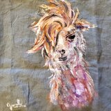 おしゃれヘアのアルパカ