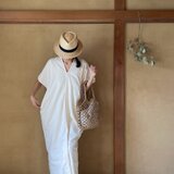 Tao Kaftan ４colors/ ダブルコットンカフタンワンピース　４色の画像