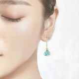 14kgf / アマゾナイト フックピアス